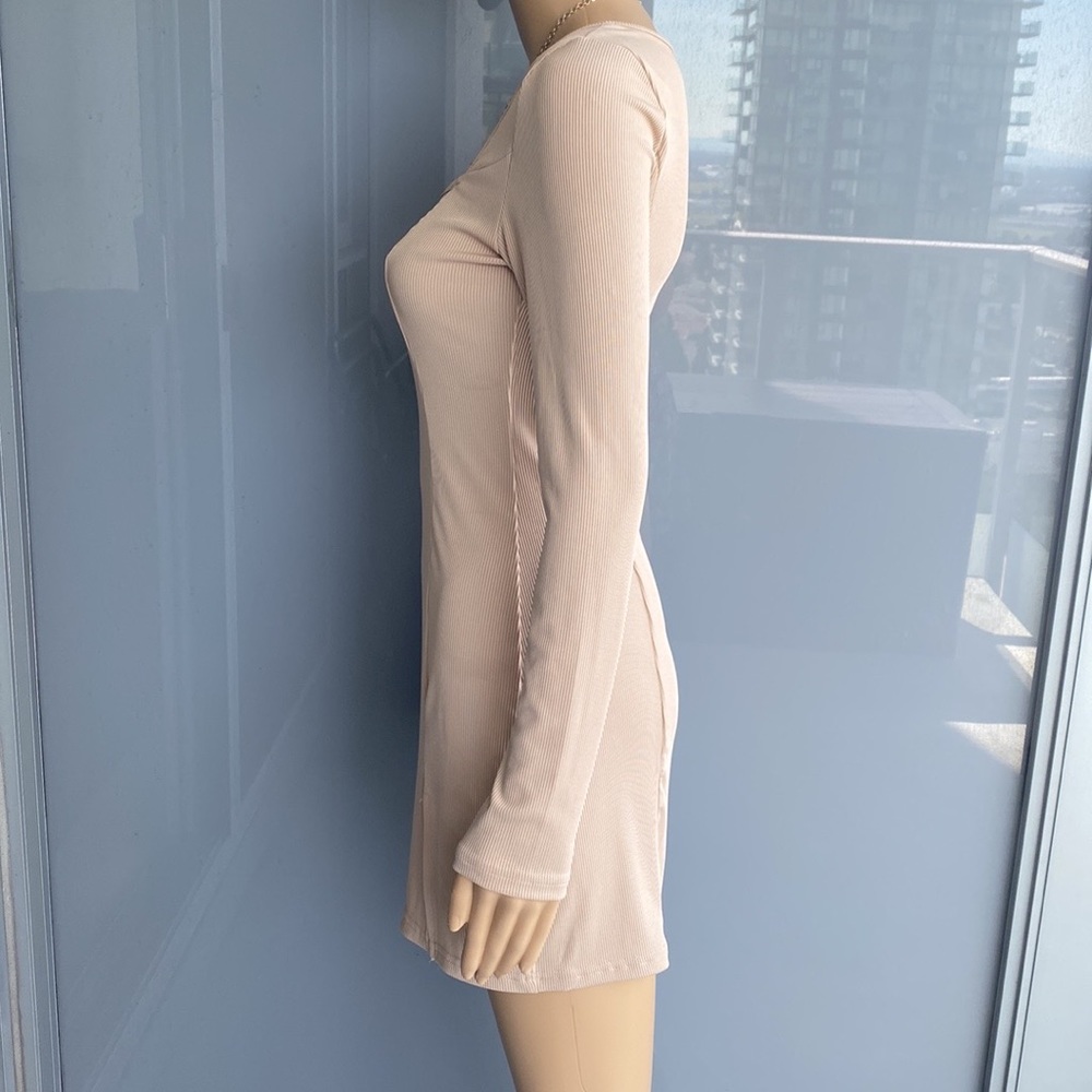 Cream Vintage Mini Dress - Picture 5 of 12